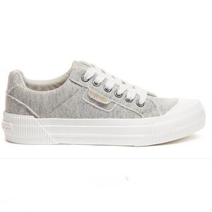 Rocket Dog New “Cheery Grey” Sneakers, Cotton Jersey, Lace-Up, Comfy, Sz 7.5